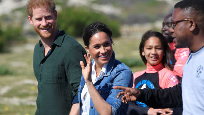 Meghan Markle, Prince Harry in  Cape Town