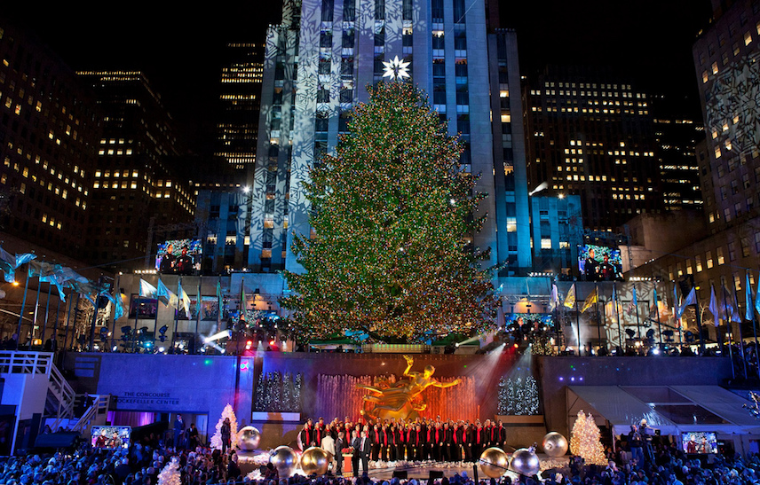 WATCH: Rockefeller Center Christmas Tree lighting