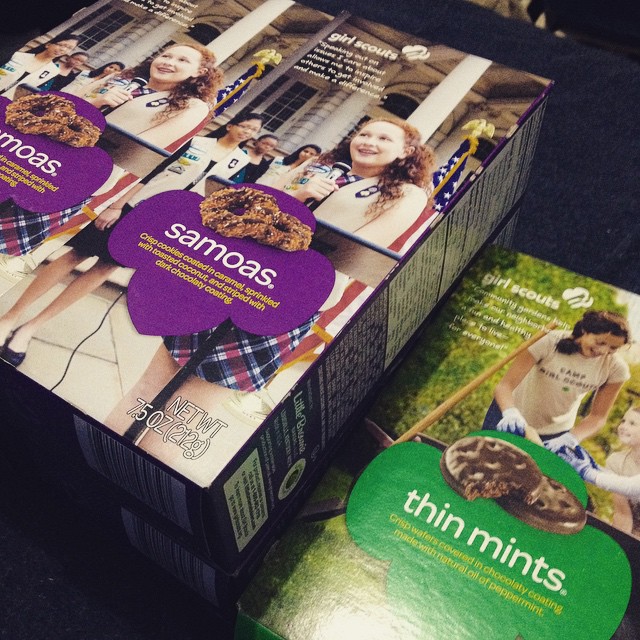 Are Girl Scout cookies the new breakfast of champions?