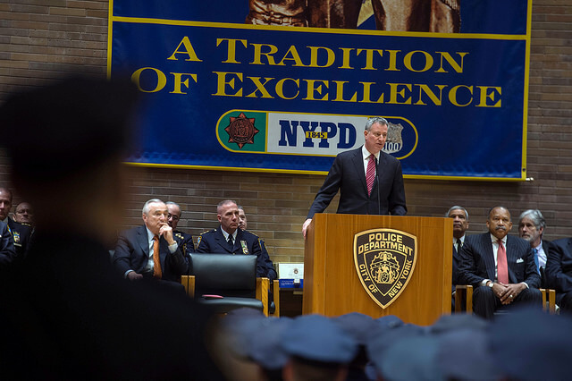 De Blasio met with boos at NYPD graduation ceremony