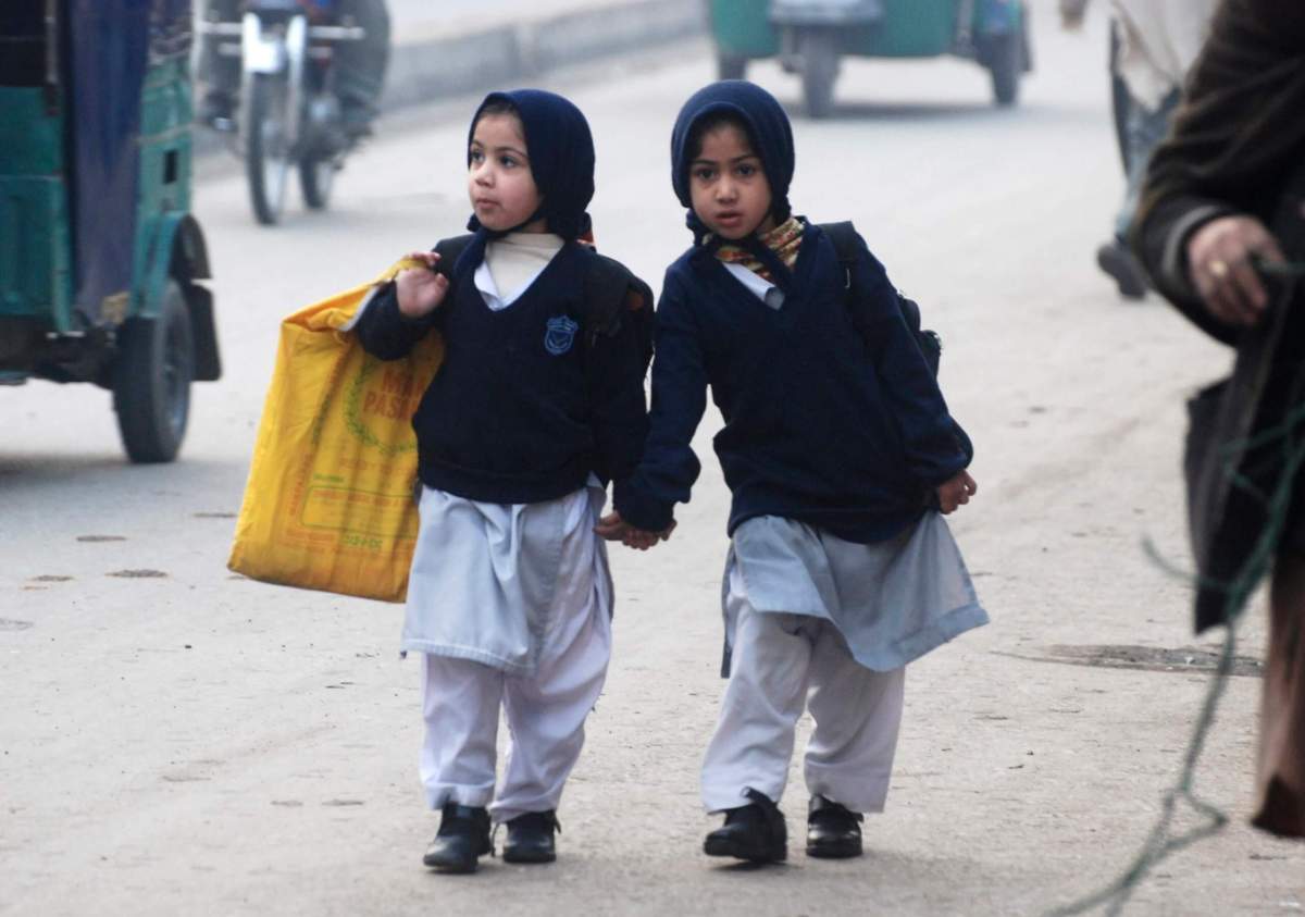 Pakistan pupils return to school for first time since December massacre