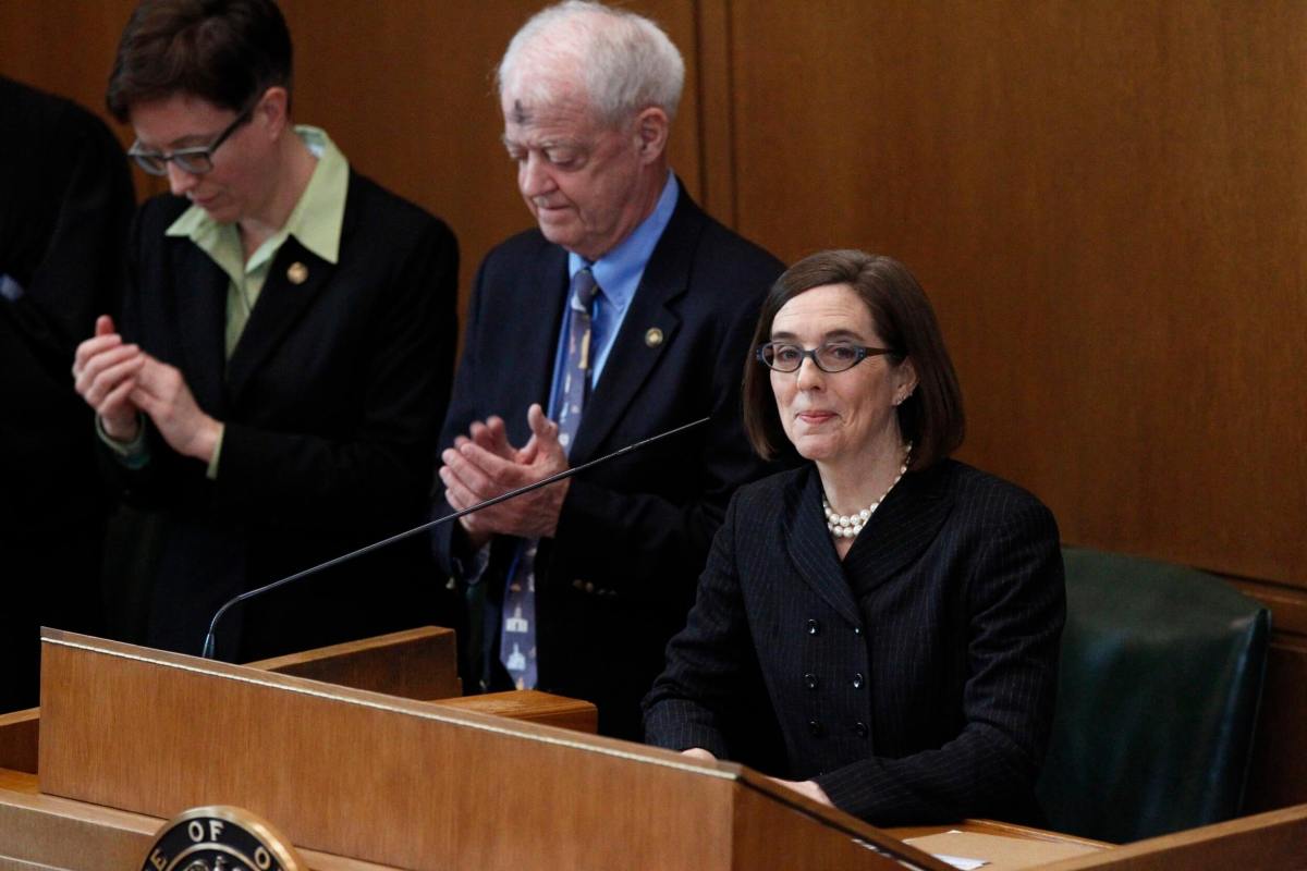 Oregon swears in America’s first bisexual governor, Kate Brown