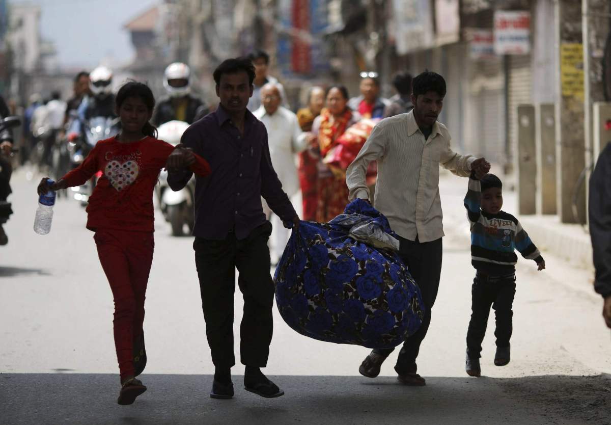 Nepalese flee capital as quake death toll surges to more than 3,200