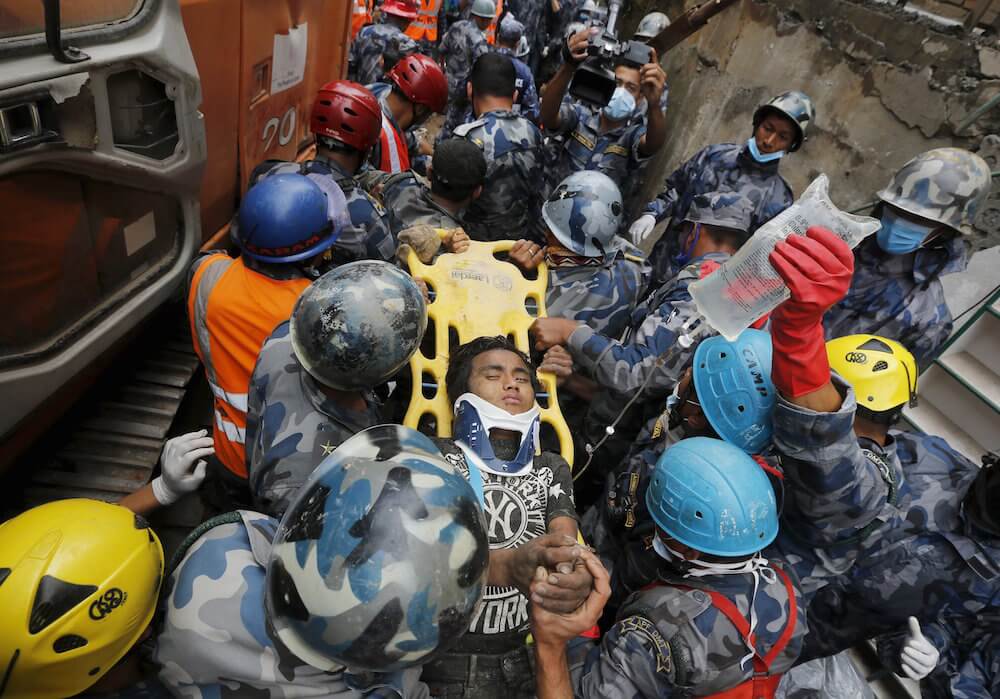 Teen pulled from Nepal hotel rubble five days after earthquake