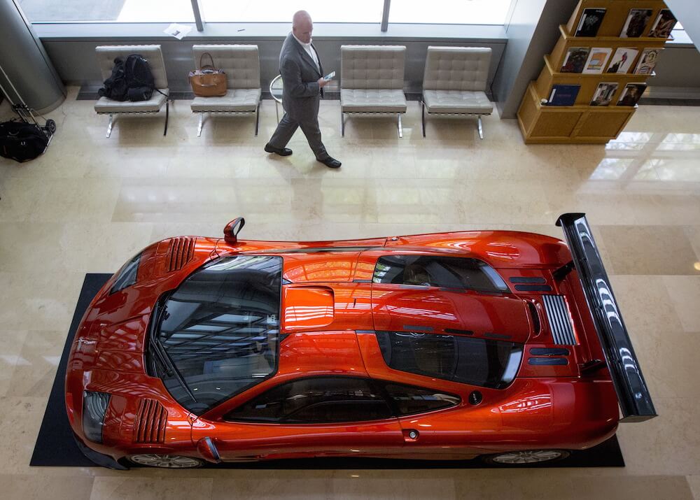 McLaren F1 supercar on show at Sotheby’s New York could fetch $12m