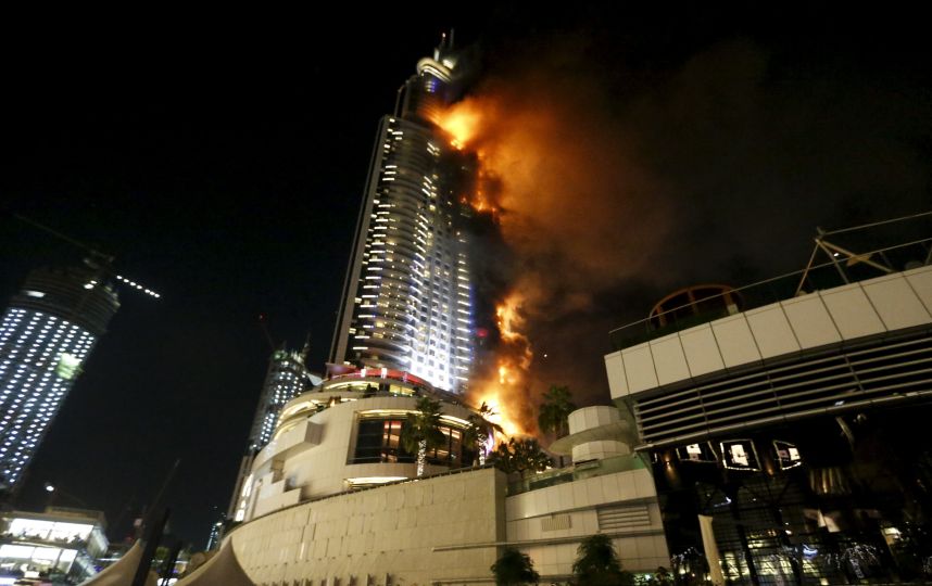 Couple takes ‘most inappropriate selfie ever’ in front of burning Dubai