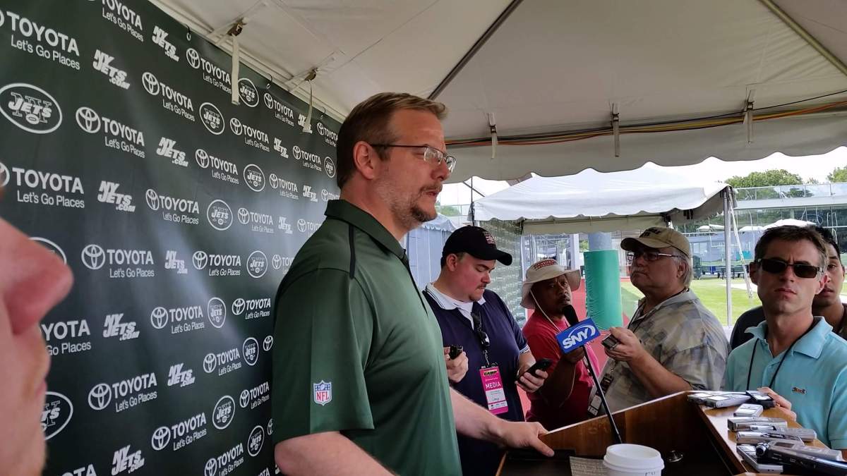 GM Mike Maccagnan runs the Jets on caffeine, and lots of it