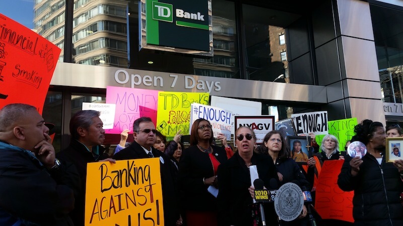 Fire Smith & Wesson, Public Advocate tells TD Bank