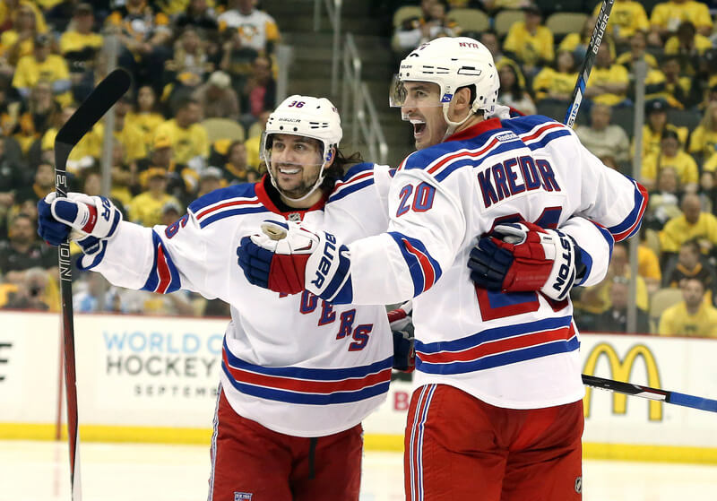 Rangers and Penguins are now tied in first-round series after 4-2 win for NY