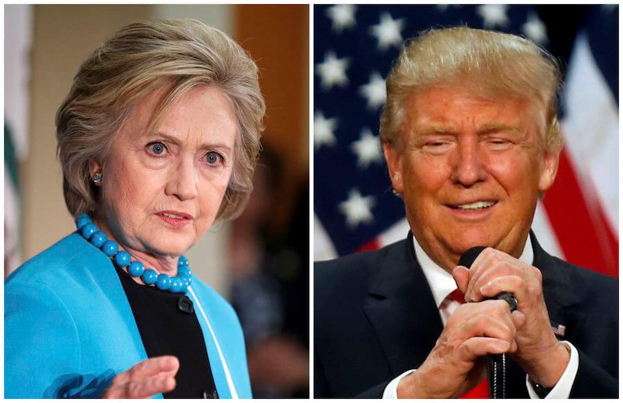 Trump draws even with Clinton in national White House poll