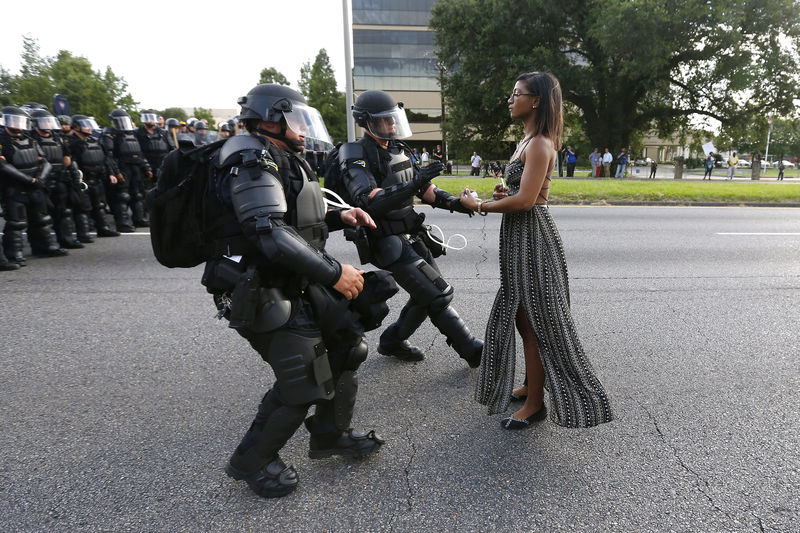 Woman in ‘iconic’ protest photo speaks out