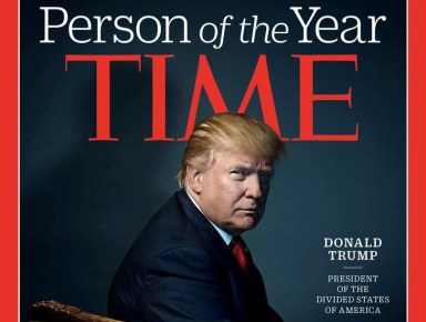 Did Time magazine give Trump devil horns?