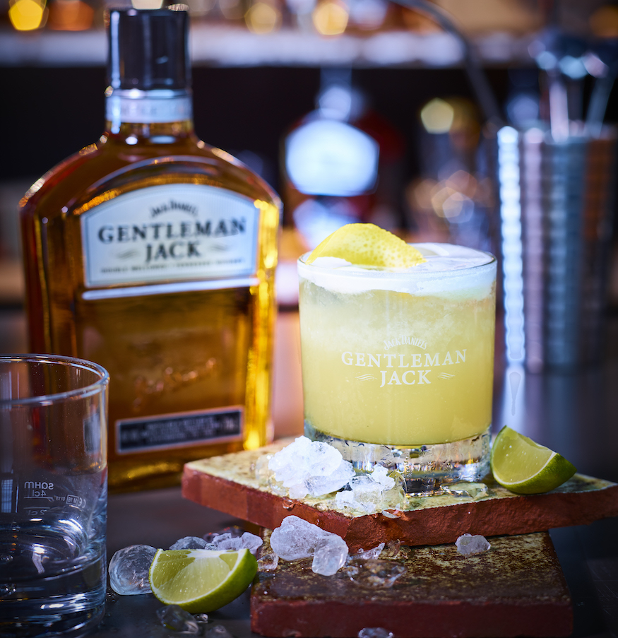 A Gentleman Jack Whiskey Sour