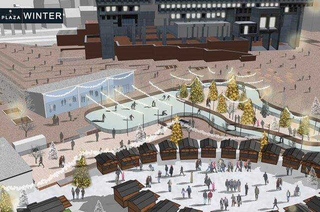 Ice skating path and holiday market coming to City Hall Plaza this winter