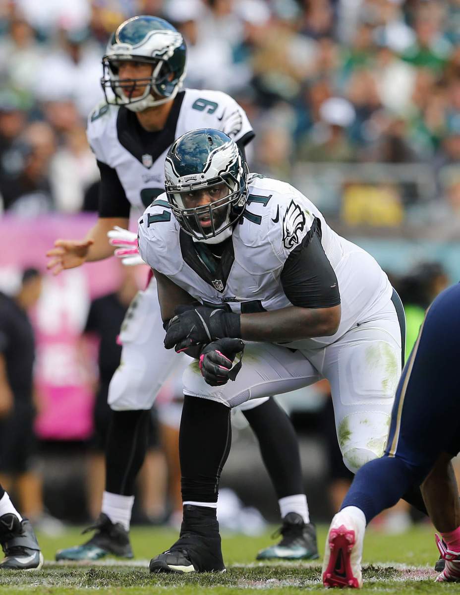 Eagles offensive line getting job done