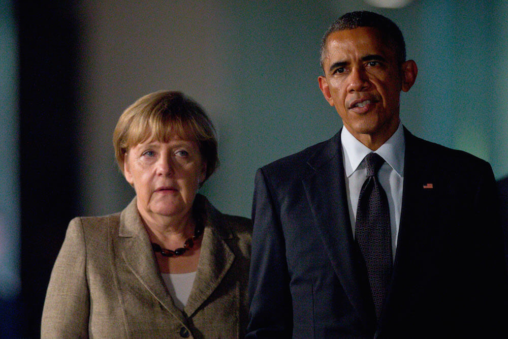 Obama meets Angela Merkel as Euro leaders plan Ukraine peace deal