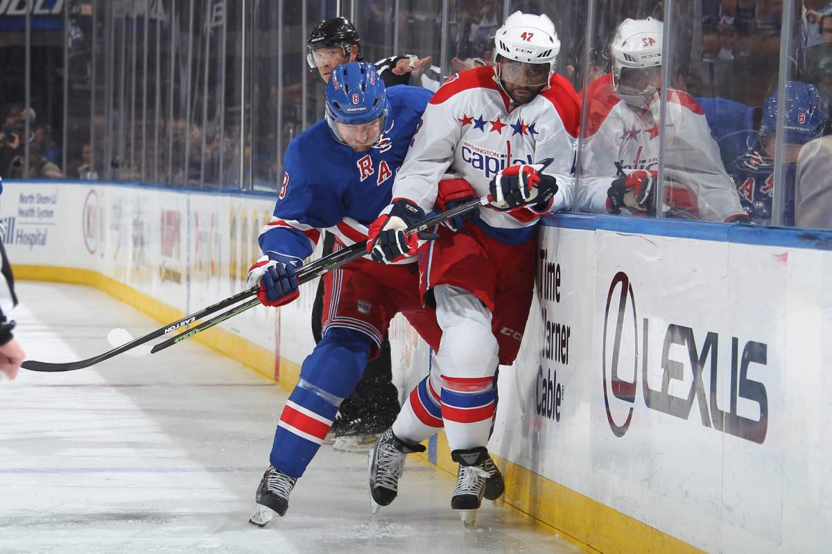 Rangers stunned after last second goal in Game 1 loss