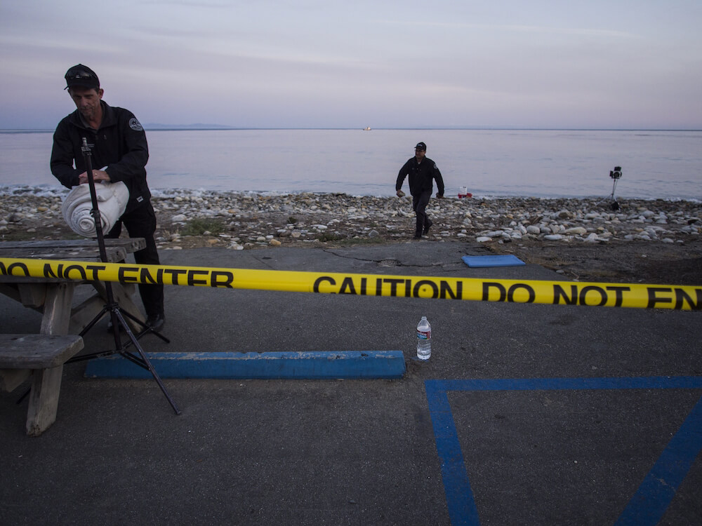 California beaches hit by four-mile oil slick after pipeline leak