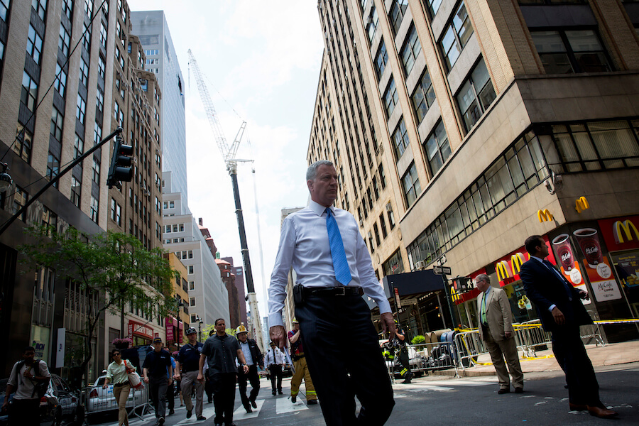De Blasio’s approval rating at lowpoint amid corruption scandal
