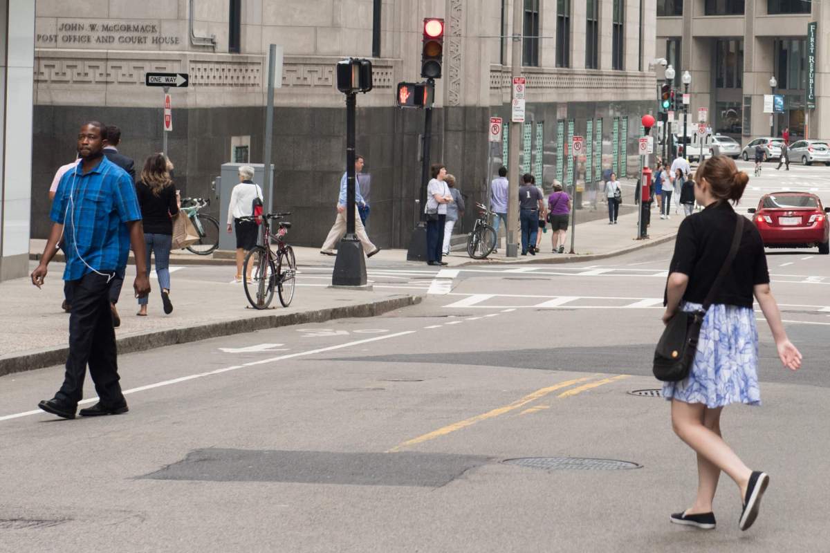 Jaywalkers have little to fear in Boston — at least from the law