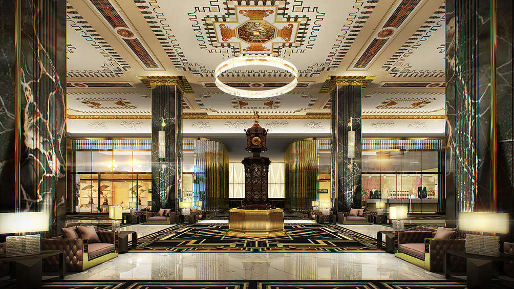 Designers at ArX Solutions offer their own take on a Waldorf Astoria interior