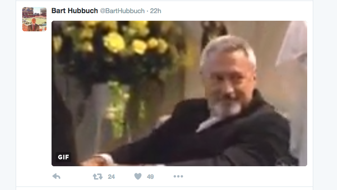 Bart Hubbuch rises from the dead on Twitter, fails to address absence
