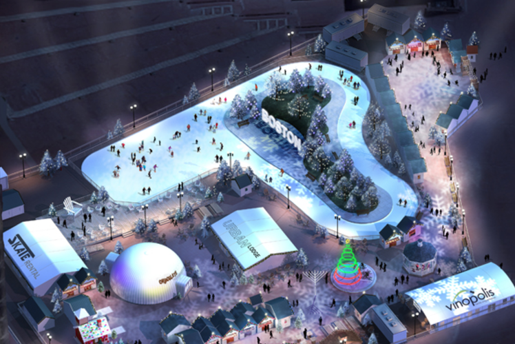 Skating rink, holiday market coming to City Hall Plaza