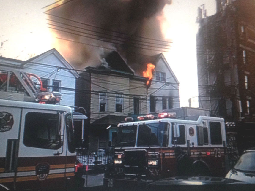 4 alarm fire displaces six families, injures eight