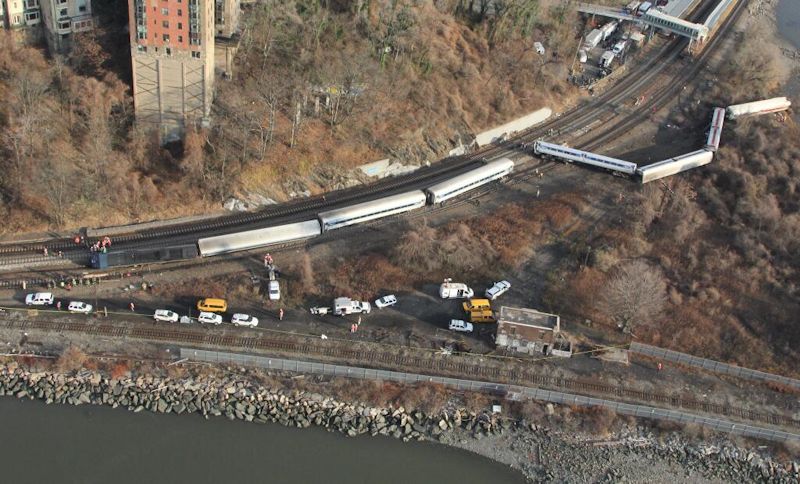 Engineer in deadly train derailment sues Metro-North for $10M