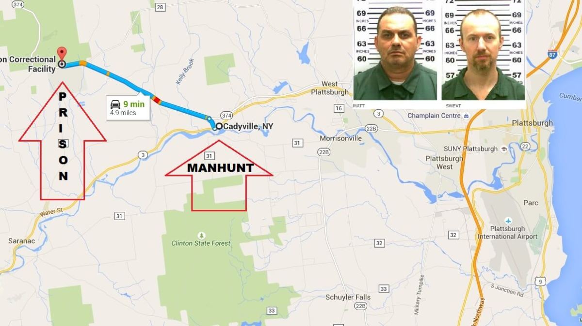 Cops converge on Cadyville, New York, in manhunt for escaped killers Richard