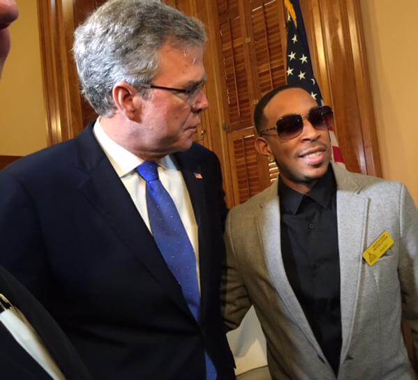 Ludacris and Jeb Bush hung out and forgot to invite you