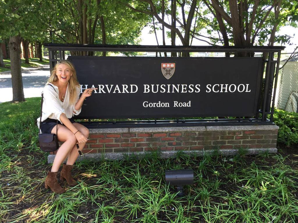 Maria Sharapova takes on Harvard Business School