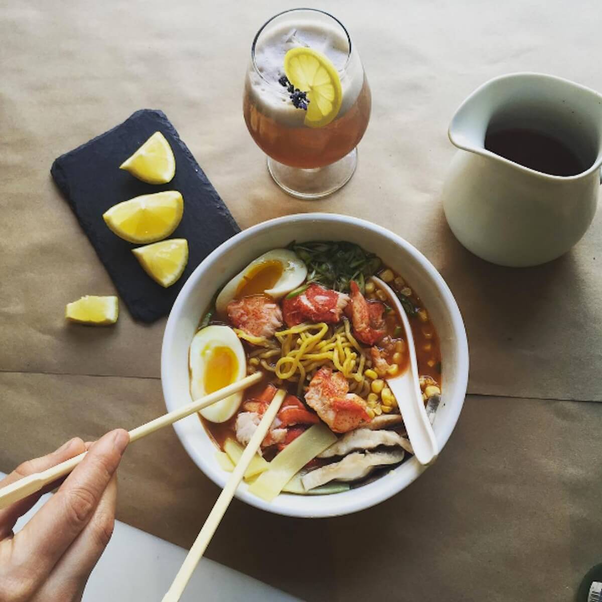 Lobster ramen at Cull & Pistol is your perfect spring transition dish