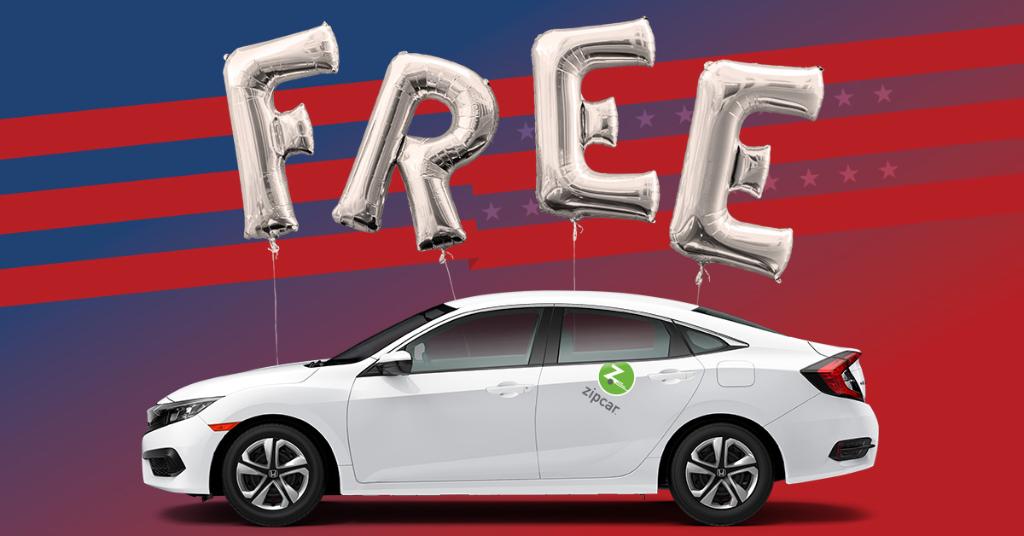 Zipcar offering free rentals on election night