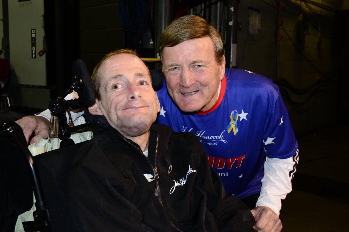 We spoke to Dick Hoyt about why he stopped running the Boston Marathon