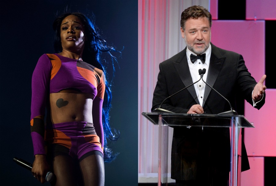 Russell Crowe throws Azealia Banks out of his hotel room
