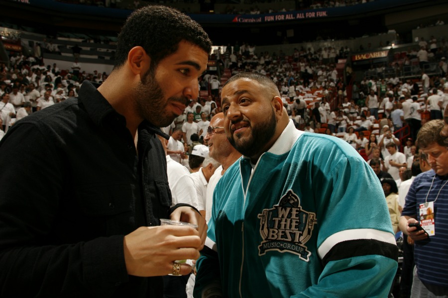 Drake gives DJ Khaled and newborn son some major keys