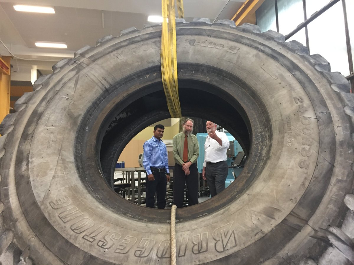 Start-up makes eco-friendly fuel from old rubber tires