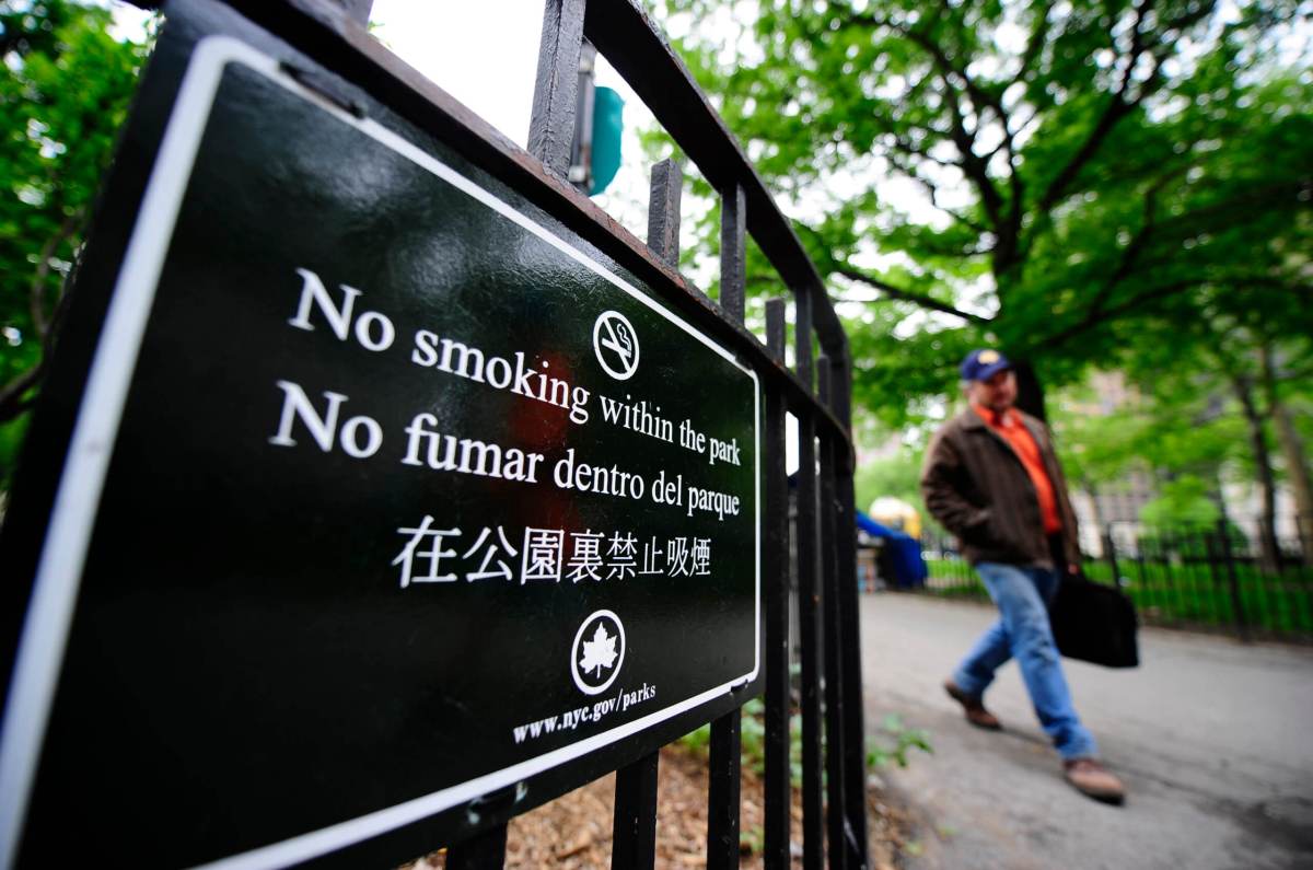 Court upholds New York outdoor smoking ban
