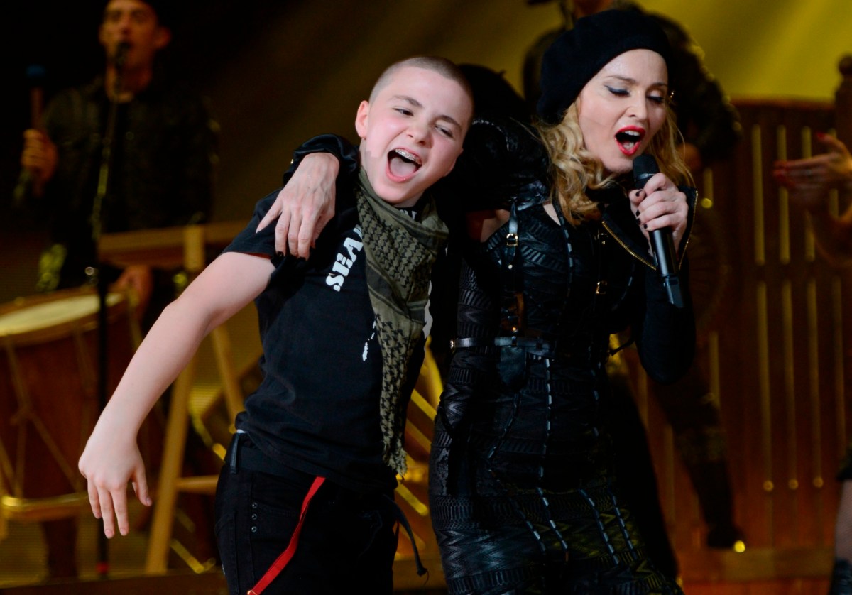 Kids these days: Madonna’s feud with son is over use of his cell phone