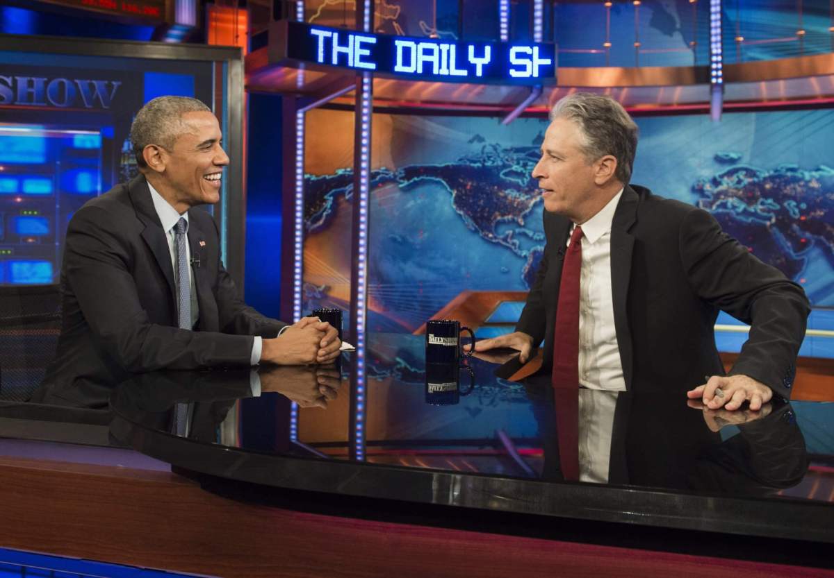 Jon Stewart made secret visits to the White House to speak with President
