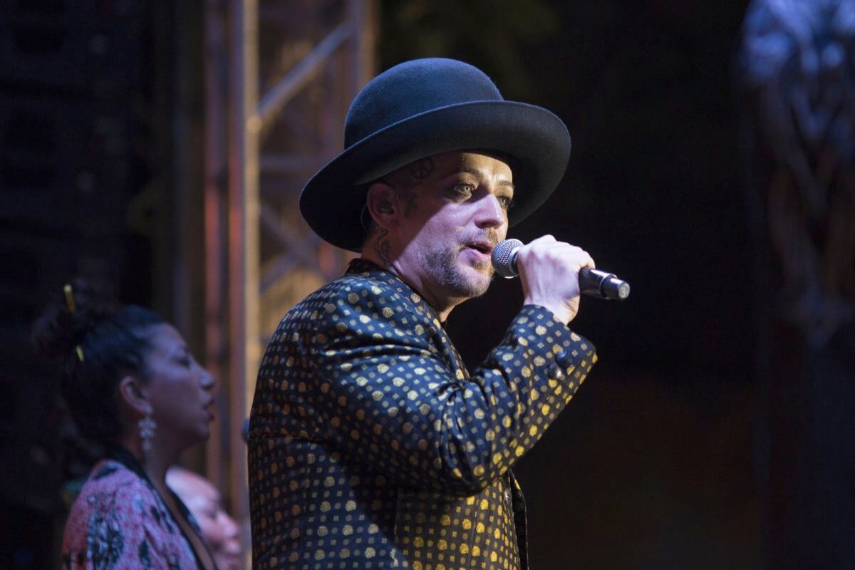 Boy George teases past Prince tryst