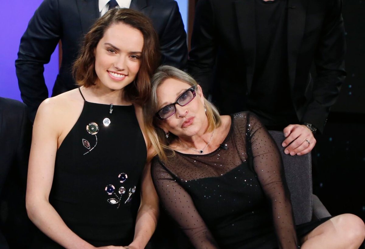 Carrie Fisher gives ‘Force Awakens’ co-star Daisy Ridley dating advice