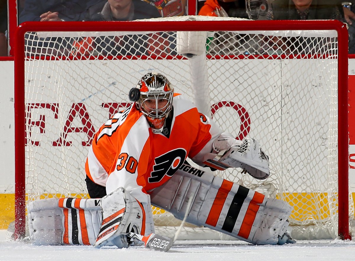 Flyers in the first half: Michal Neuvirth MVP, R.J. Umberger LVP