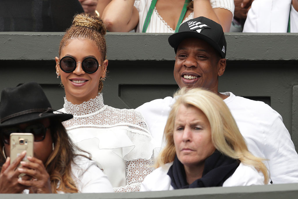 Beyonce and Jay Z Cheer on Serena Williams at Wimbledon