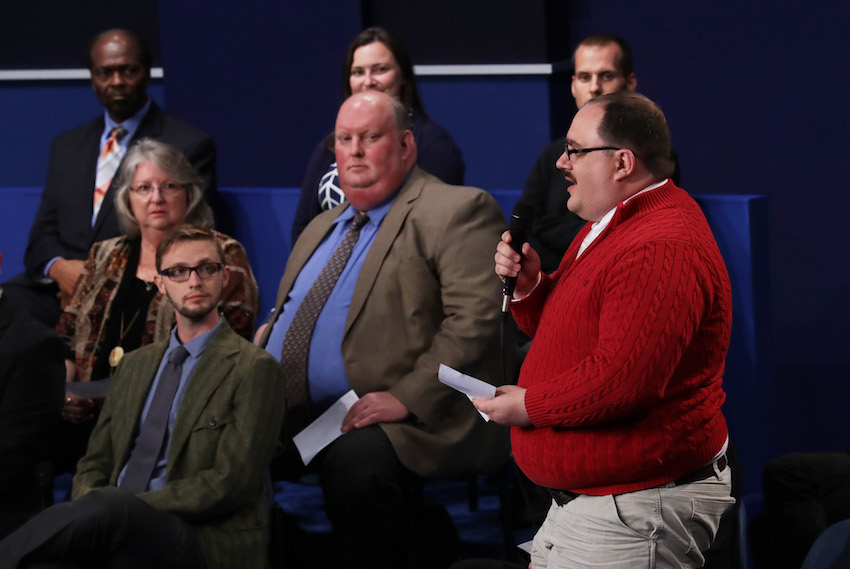 Ken Bone, uncommitted voter, grabs America by the heart