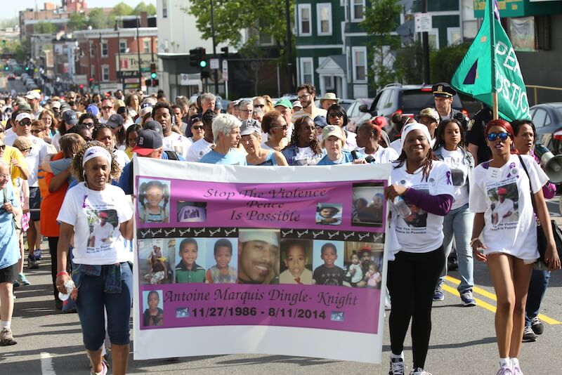 Thousands March In Mother’s Day Peace Walk in Dorchester