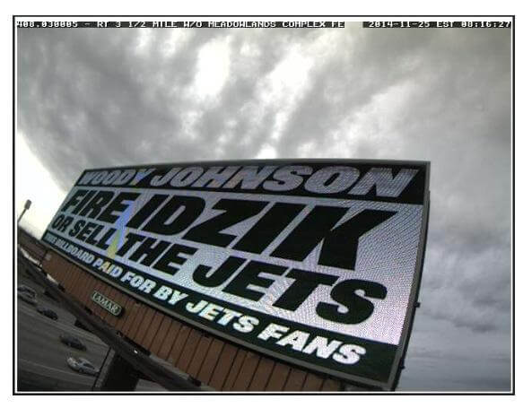 Fire John Idzik billboard shifts attention to Woody Johnson: Fire Idzik or
