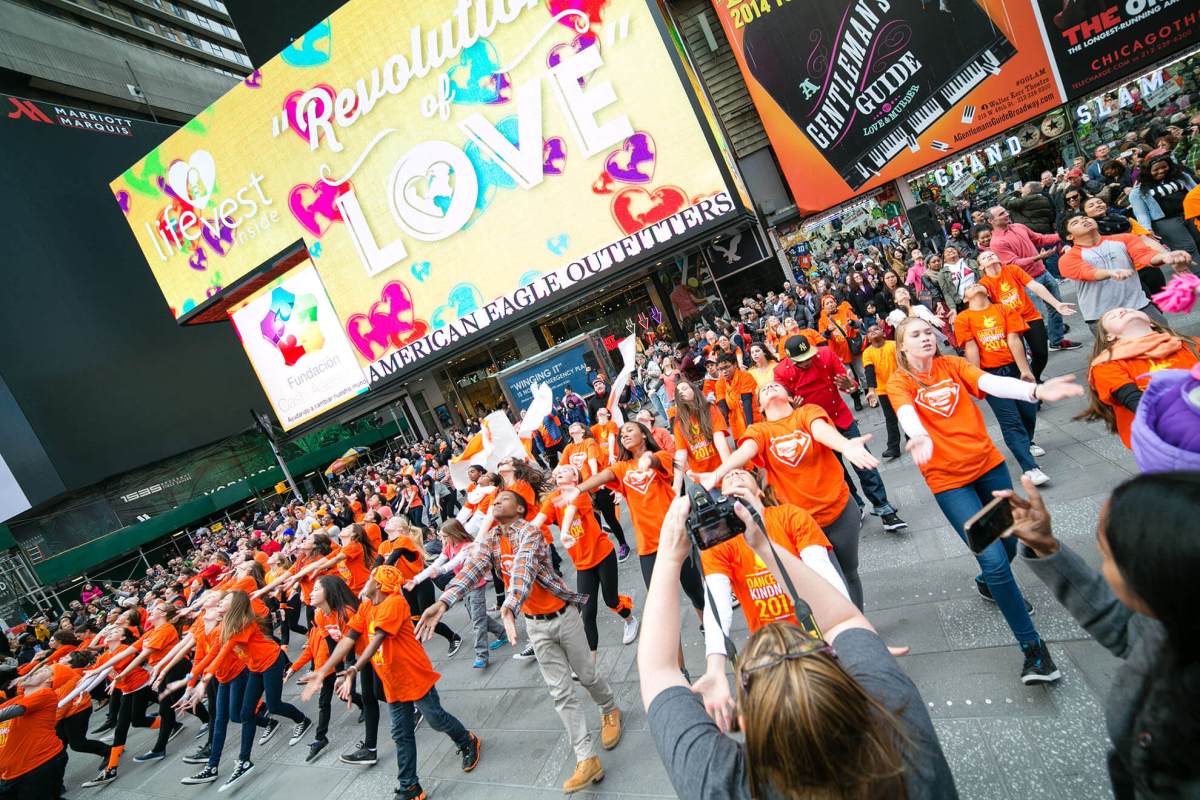World Kindness Day celebrated in Times Square