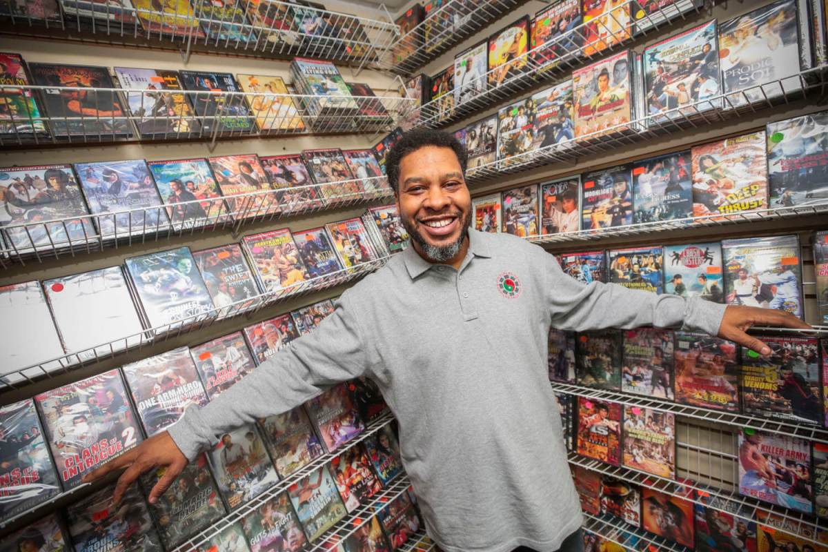 Weed saved this guy’s kung fu DVD business in Downtown Crossing
